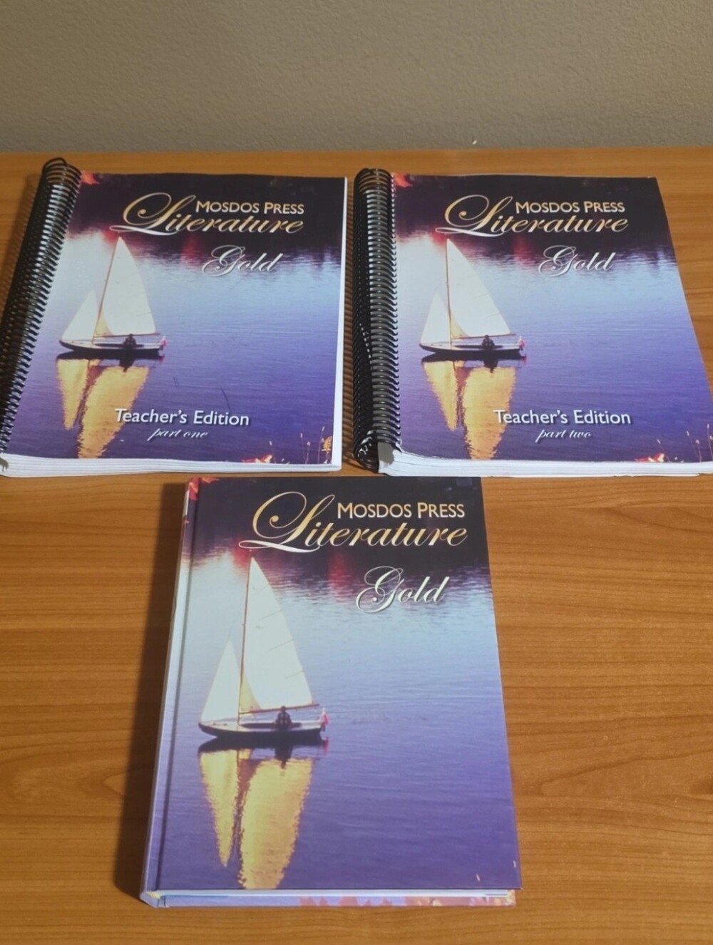 Mosdos Press Literature Gold Textbook and Teacher's Edition Part 1 & 2